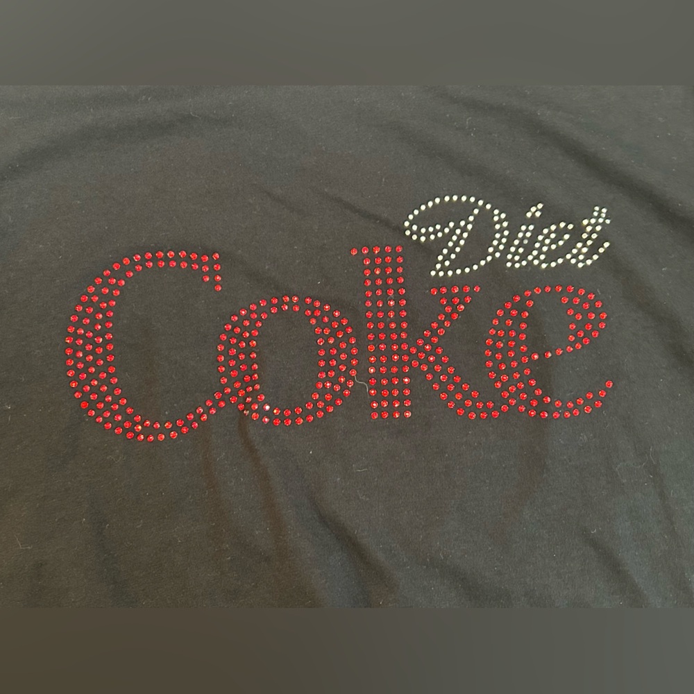 Bejeweled Diet Coke Tshirt NWOT - Picture 3 of 5